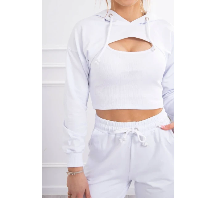 Bavlněná 3dílná souprava bílá Bavlněná 3dílná souprava bílá