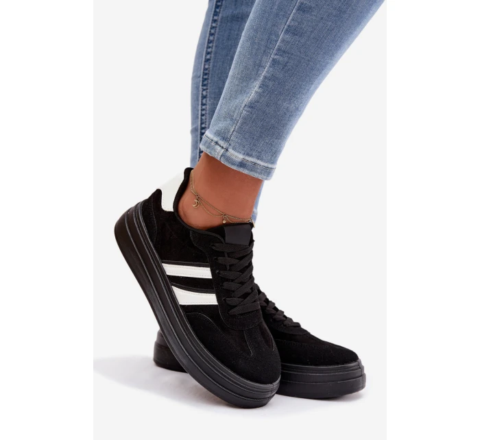 Dámské tenisky na platformě Černé model 21997873 - Boto