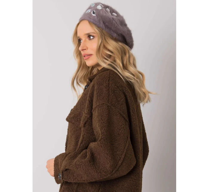 Dámska čiapka BF38834 1 tmavo fialová