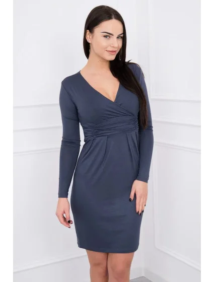 Dámske šaty 8318 graphite - Kesi