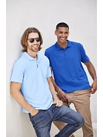 Original Polo Pánské piqué polo model 22449678 heather grey - Fruit of the Loom