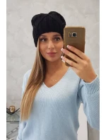 Dámská čepice Liliana model 18752215 černá - K-Fashion Dámská čepice Liliana model 18752215 černá - K-Fashion
