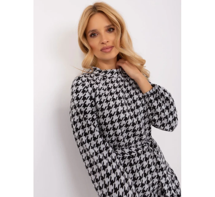 LK SK 509516 šaty.04 biela a čierna