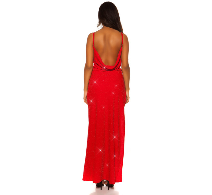 Sexy Red-Carpet Koucla Evening Dress wrap look