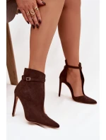 Topánky na podpätku model 221125 Krok vo veľkom štýle