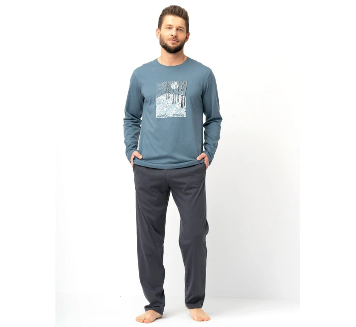 Pánské pyžamo MNS model 21299823 B25 délka/r M2XL - Key