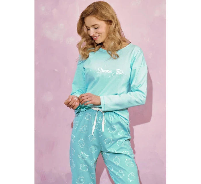 Taro Abi 3217 long/r S-XL Z24/25 dámske pyžamo