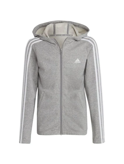 Mikina Adidas Essentials s 3 prúžkami a zipsom Jr IC3635 Mikina Adidas Essentials s 3 prúžkami a zipsom Jr IC3635