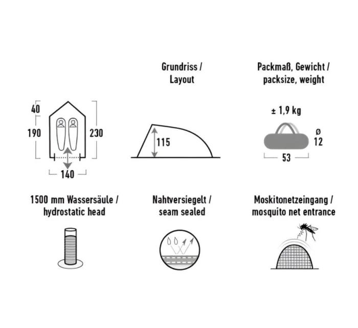 Spací vak High Peak Frazer 200 20095