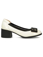 Béžové lakované lodičky Filippo DP6960