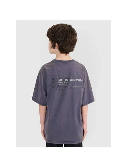 Chlapecké tričko oversize s potiskem model 22209553 - 4F Chlapecké tričko oversize s potiskem model 22209553 - 4F