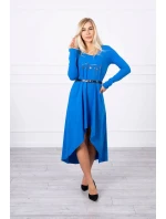 Šaty s ozdobným pásikom a nápisom cornflower blue Šaty s ozdobným pásikom a nápisom cornflower blue