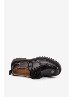 Lakované dámské s ozdobnou sponou Černé model 21711992 - S.Barski Lakované dámské s ozdobnou sponou Černé model 21711992 - S.Barski