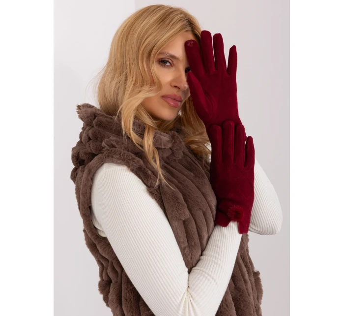 Rukavice AT RK 239506.98 bordová