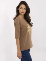 Blúzka CLM BZ 1700.88 svetlohnedá Blúzka CLM BZ 1700.88 svetlohnedá