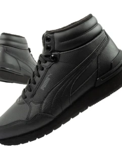 Puma ST Runner v4 Mid športové topánky Pánske členkové tenisky Black