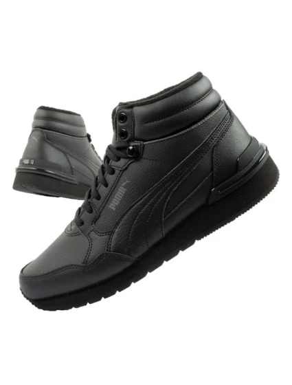 Puma ST Runner v4 Mid športové topánky Pánske členkové tenisky Black