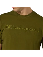 Pánske tričko Champion SS Tee olive 220273 GS585 pánske