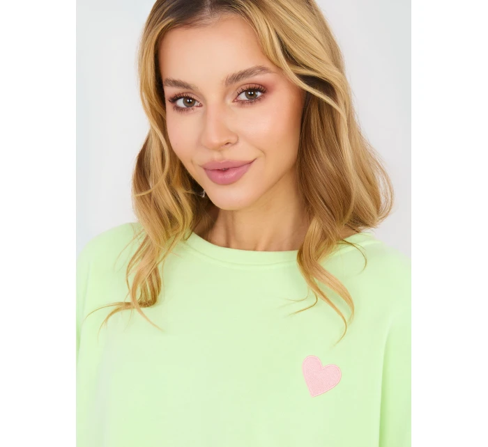 Mikina MJ BL Q2101.84 svetlozelená