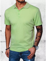 Pánske zelené polo tričko Dstreet PX0554