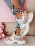 Dámské tenisky na vysoké platformě barevné Dstreet model 21985110 - FashionStreet