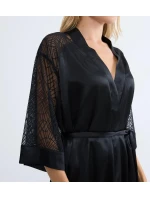 Dámsky župan A Weekend to Remember Robe - BLACK - black 0004 - TRIUMPH