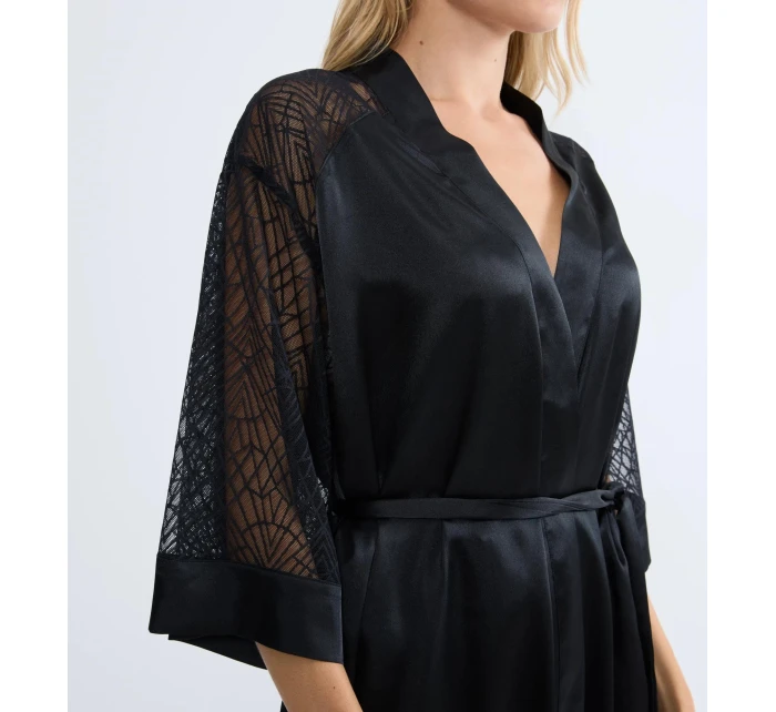 Dámsky župan A Weekend to Remember Robe - BLACK - black 0004 - TRIUMPH