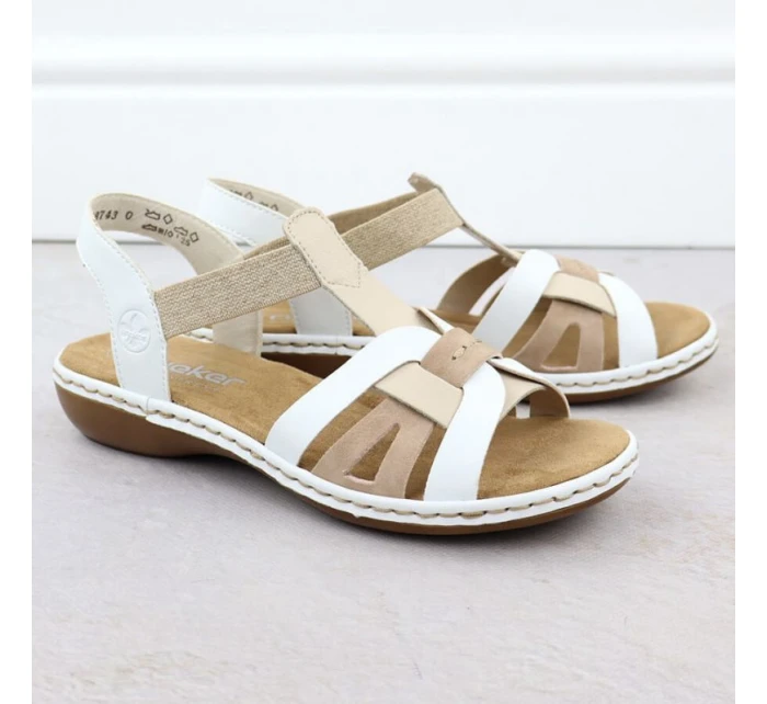 Pohodlné dámske sandále Rieker 65918-81