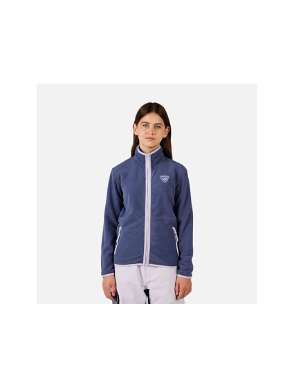 Detská mikina ROSSIGNOL JR STRAWPILE FLEECE FZ, modrá