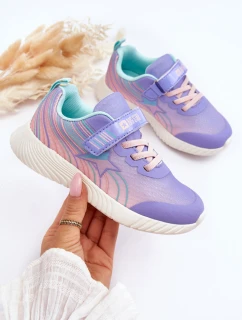 Lehké Dětské Sportovní Boty Memory Foam System Big Star model 21626781 Fialové - Big Star Shoes