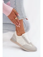 Sneakersy Dámské sportovní Bílá-Šedá Tarlisse