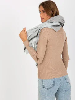 Dámský šátek AT CH  šedý černý model 17856933 - FPrice