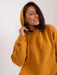 Mikina s kapucňou HP BL 0103.07 tmavo žltá