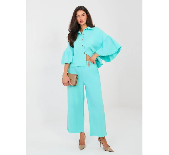Spodnie IT SP model 21914572 turkusowy - FPrice