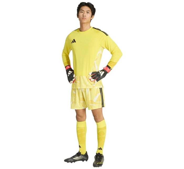 Pánsky súťažný brankársky dres adidas Tiro 26 s dlhým rukávom žltý KB5250 men