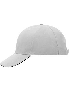 MB 24 6 panelová sandwich kšiltovka model 22502309 light grey/black - Daiber
