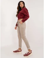 Kalhoty DHJ SP model 20567190 béžové - FPrice Kalhoty DHJ SP model 20567190 béžové - FPrice