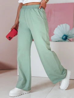 Dámske tepláky so širokými nohavicami DRESLINA mint FashionStreet UY2690