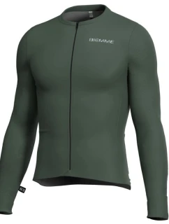 tričko s dlouhým rukávem model 21851047 zelené L - Biemme