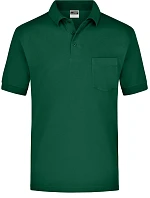 JN 26 Piqué polo s kapsou dark green model 22516195 - Daiber