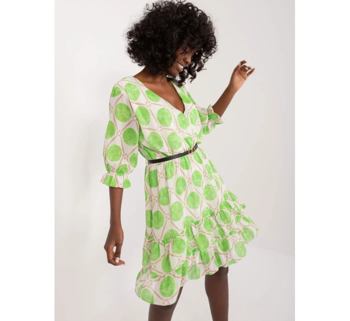 Šaty DHJ SK 17370.83 svetlozelené