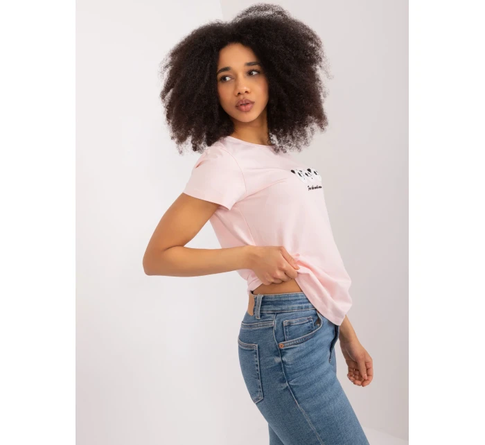 Bluzka RV BZ model 19735061 jasny różowy - FPrice Bluzka RV BZ model 19735061 jasny różowy - FPrice