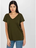 Dámske tričko RV TS 4832.30 khaki Dámske tričko RV TS 4832.30 khaki