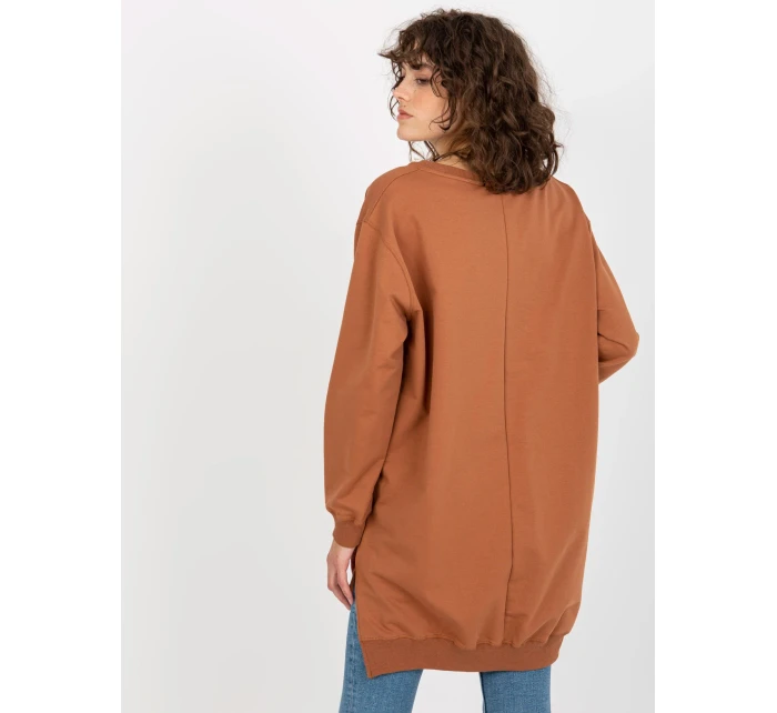 Mikina VI BL 3102.01P svetlo hnedá