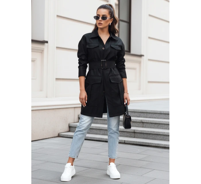 Dámský kabát  černý Dstreet model 21968691 - FashionStreet