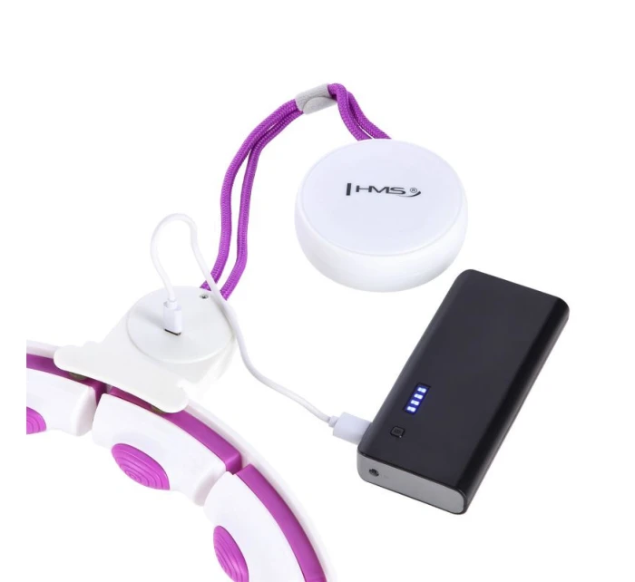 HHM17 HULA HOP BIELA/FIALOVÁ S MAGNETMI A ZÁVAŽÍM + POČÍTADLO HMS HHM17 HULA HOP BIELA/FIALOVÁ S MAGNETMI A ZÁVAŽÍM + POČÍTADLO HMS