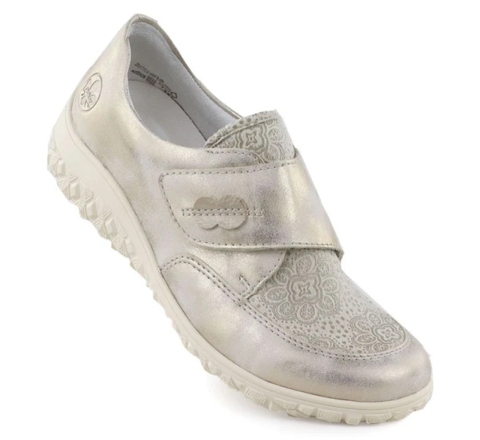 Dámská pohodlná polobotka na suchý zip model 21916775 - Rieker