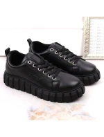 Big Star W INT1919 čierne topánky na platforme