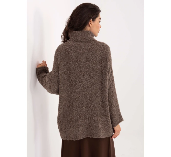 Sweter CH SW model 21795545 ciemny bezowy - FPrice Sweter CH SW model 21795545 ciemny bezowy - FPrice