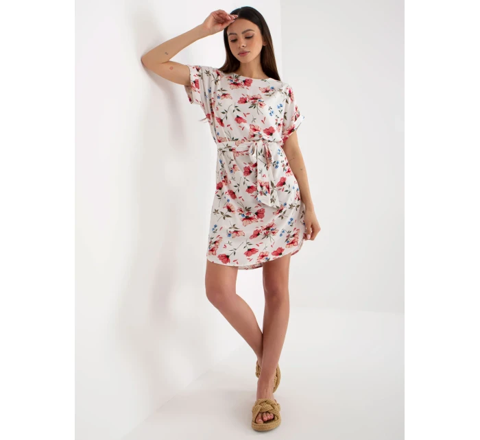 Šaty WN SK 661.71P bielo-červené